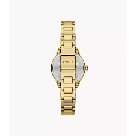 The Watch Boutique Fossil Gilmore Three-Hand Gold-Tone Stainless Steel Women's Watch