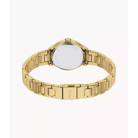 The Watch Boutique Fossil Gilmore Three-Hand Gold-Tone Stainless Steel Women's Watch