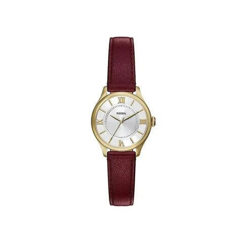 The Watch Boutique Fossil Gilmore Three-Hand Red Leather Women's Watch