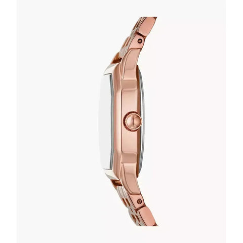 The Watch Boutique Fossil Harlow Three-Hand Rose Gold-Tone Stainless Steel Women's Watch