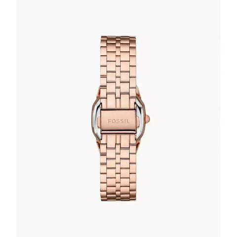 The Watch Boutique Fossil Harlow Three-Hand Rose Gold-Tone Stainless Steel Women's Watch