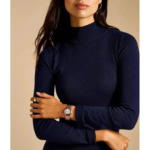 The Watch Boutique Fossil Harlow Three-Hand Rose Gold-Tone Stainless Steel Women's Watch