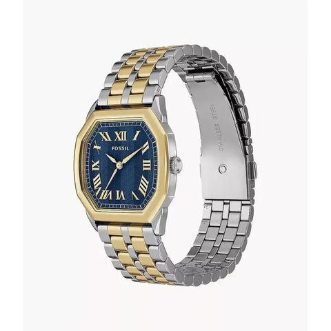 The Watch Boutique Fossil Harlow Three-Hand Two-Tone Stainless Steel Women's Watch