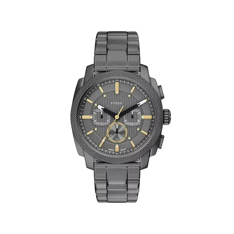 The Watch Boutique Fossil Machine Chronograph Smoke Stainless Steel Men's Watch