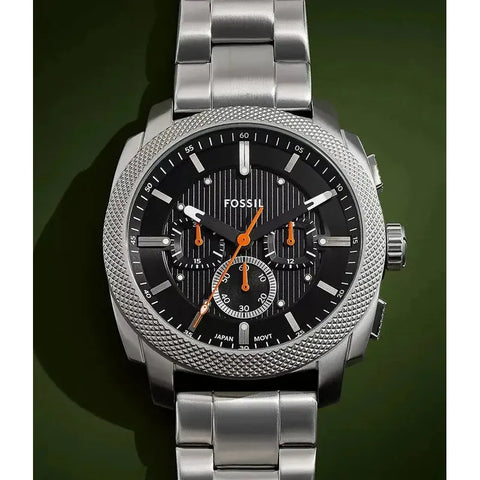 The Watch Boutique Fossil Machine Chronograph Stainless Steel Men's Watch