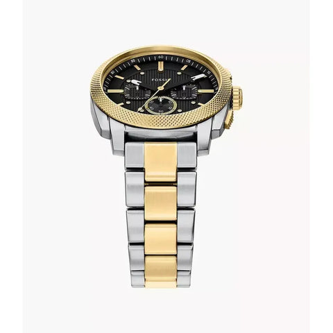 The Watch Boutique Fossil Machine Chronograph Two-Tone Stainless Steel Men's Watch