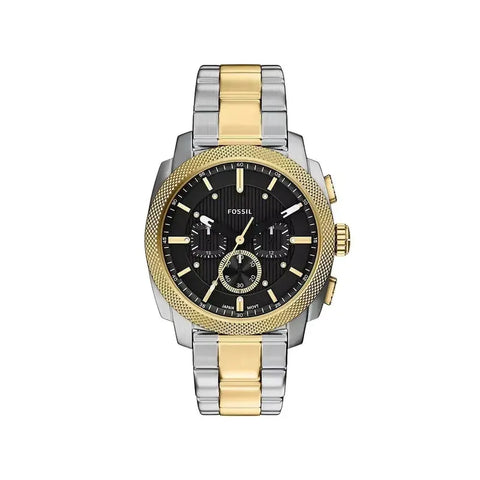 The Watch Boutique Fossil Machine Chronograph Two-Tone Stainless Steel Men's Watch