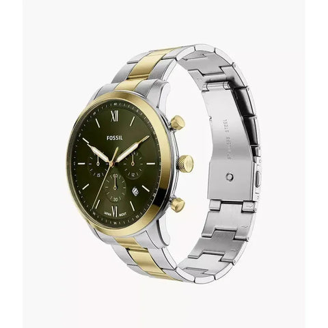 The Watch Boutique Fossil Neutra Chronograph Two-Tone Stainless Steel Men's Watch