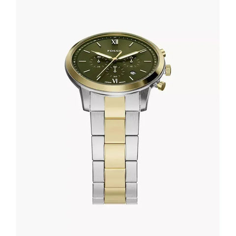 The Watch Boutique Fossil Neutra Chronograph Two-Tone Stainless Steel Men's Watch