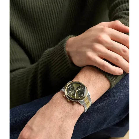 The Watch Boutique Fossil Neutra Chronograph Two-Tone Stainless Steel Men's Watch