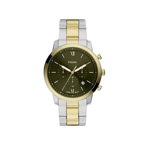 The Watch Boutique Fossil Neutra Chronograph Two-Tone Stainless Steel Men's Watch