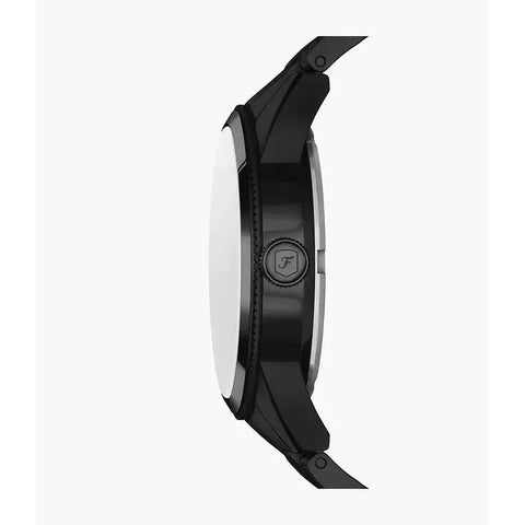 The Watch Boutique Fossil Pearson Multifunction Black Stainless Steel Men's Watch
