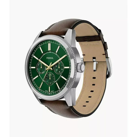 The Watch Boutique Fossil Pearson Multifunction Brown Leather Men's Watch