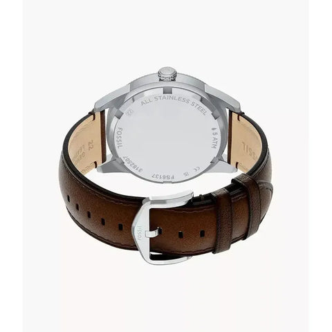The Watch Boutique Fossil Pearson Multifunction Brown Leather Men's Watch