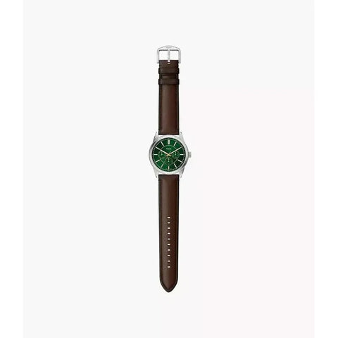 The Watch Boutique Fossil Pearson Multifunction Brown Leather Men's Watch