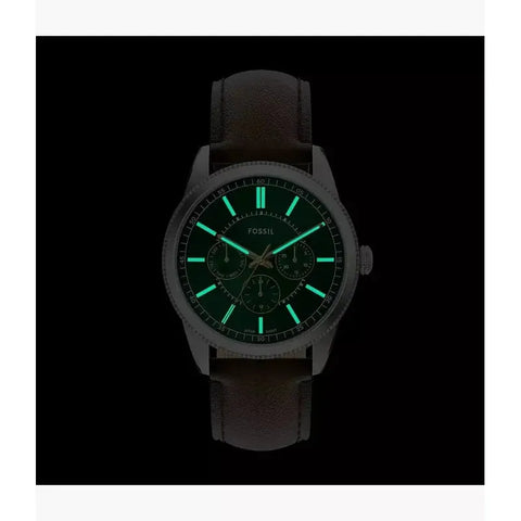 The Watch Boutique Fossil Pearson Multifunction Brown Leather Men's Watch