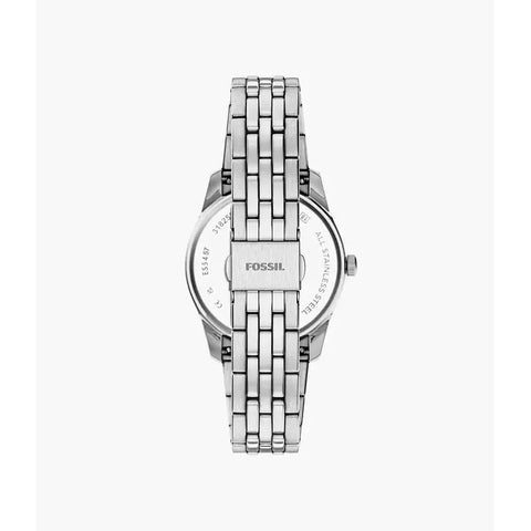 The Watch Boutique Fossil Scarlette Three-Hand Day-Date Stainless Steel Women's Watch