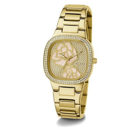 The Watch Boutique GUESS Ladies Gold Tone Analog Watch GW0544L2