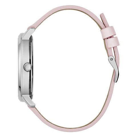 The Watch Boutique GUESS Ladies Pink Silver Tone Analog Watch GW0529L1