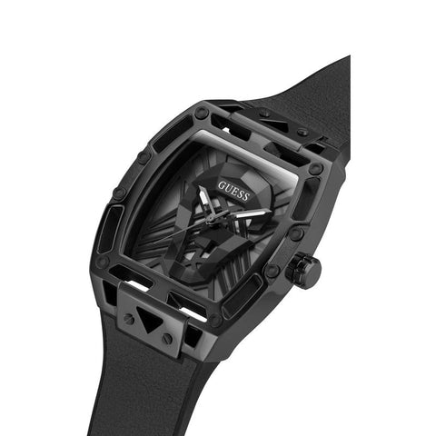 The Watch Boutique GUESS Mens Black Tone Multi-function Watch GW0500G2