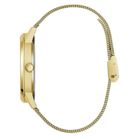 The Watch Boutique GUESS Mens Gold Tone Analog Watch GW0538G2