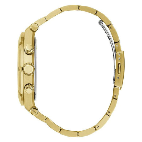 The Watch Boutique GUESS Mens Gold Tone Multi-function Watch GW0260G4