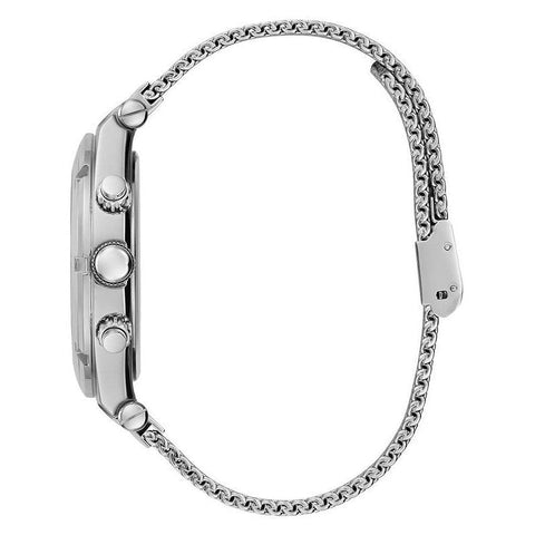 The Watch Boutique GUESS Mens Silver Tone Multi-function Watch GW0582G1