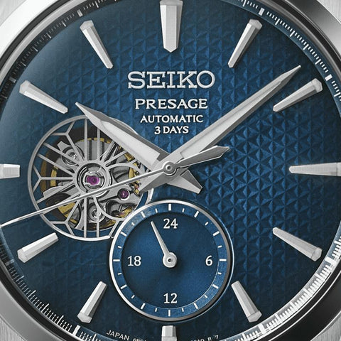 The Watch Boutique Gents Seiko Presage Ao Sharp-Edged Open Heart