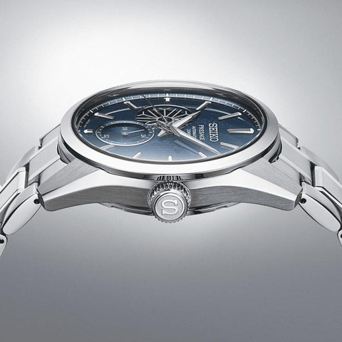 The Watch Boutique Gents Seiko Presage Ao Sharp-Edged Open Heart