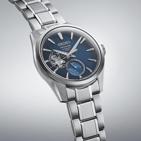 The Watch Boutique Gents Seiko Presage Ao Sharp-Edged Open Heart