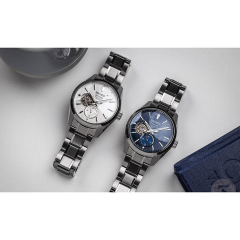 The Watch Boutique Gents Seiko Presage Ao Sharp-Edged Open Heart