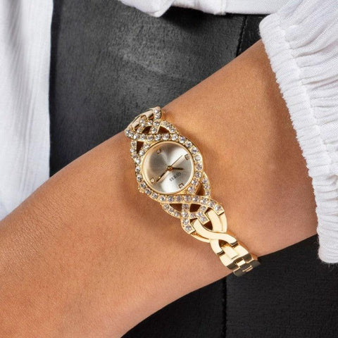 The Watch Boutique Guess Adorn Silver Dial Analog Watch