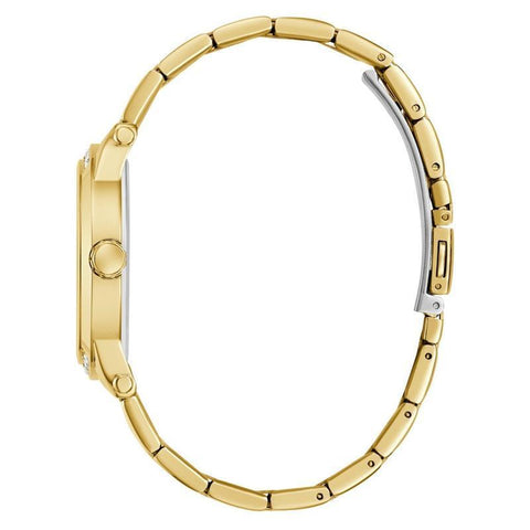 The Watch Boutique Guess Annette Yellow Gold Stainless Steel Watch