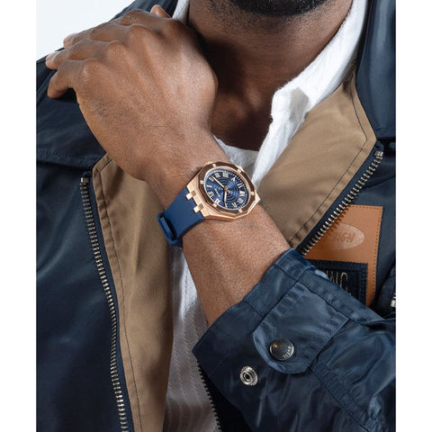 The Watch Boutique Guess Asset Blue Dial Analog Watch