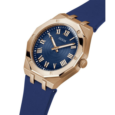The Watch Boutique Guess Asset Blue Dial Analog Watch