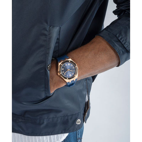 The Watch Boutique Guess Asset Blue Dial Analog Watch