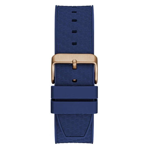 The Watch Boutique Guess Blue Rose Gold Watch