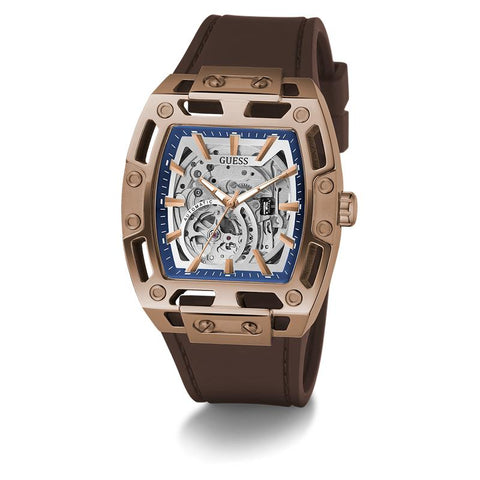 The Watch Boutique Guess Brown Coffee Automatic Luxury Watch