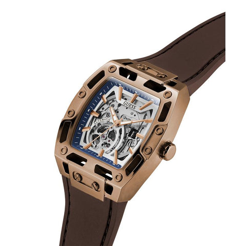 The Watch Boutique Guess Brown Coffee Automatic Luxury Watch