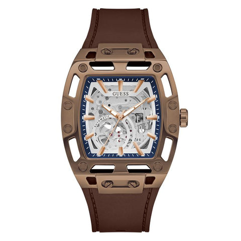 The Watch Boutique Guess Brown Coffee Automatic Luxury Watch