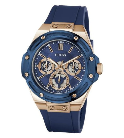 The Watch Boutique Guess Carver Men's Multifunction Watch Rose Gold