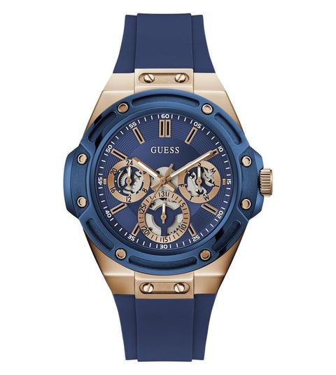 The Watch Boutique Guess Carver Men's Multifunction Watch Rose Gold