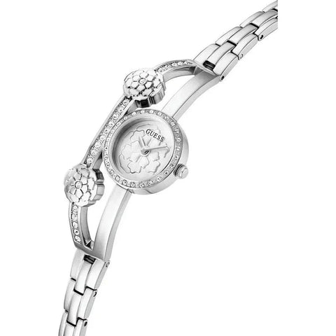 The Watch Boutique Guess Chloe Silver Dial Analogue Watch