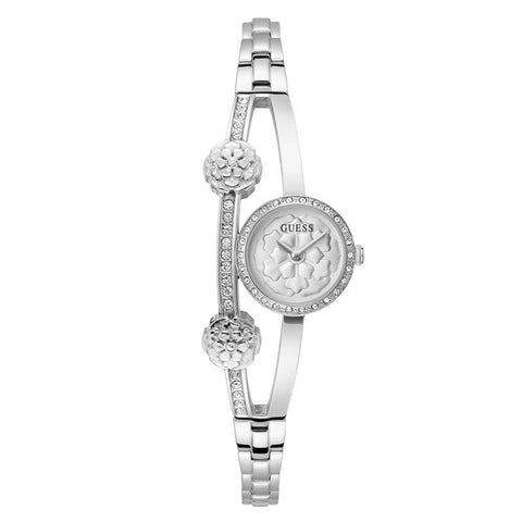 The Watch Boutique Guess Chloe Silver Dial Analogue Watch