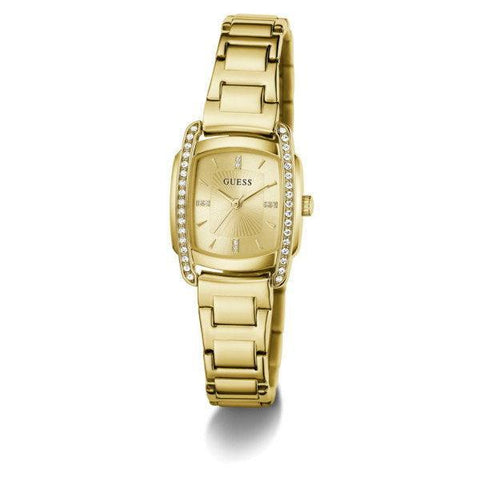 The Watch Boutique Guess ETTA Women's Square Watch Gold