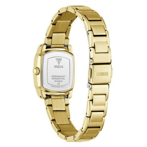 Guess ETTA Women's Square Watch Gold