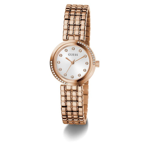 The Watch Boutique Guess Elegant Rose Gold Tone Analog Watch