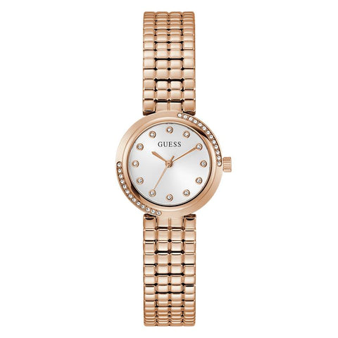 The Watch Boutique Guess Elegant Rose Gold Tone Analog Watch
