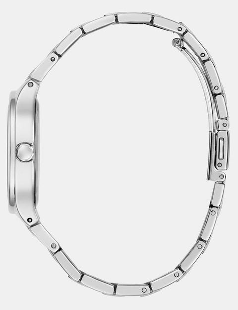 The Watch Boutique Guess Elegant Women's Silver-Tone Analog Watch