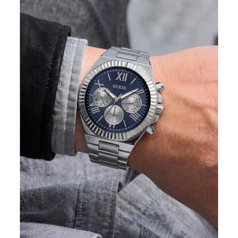 The Watch Boutique Guess Equity Multifunction Silver Men's Watch